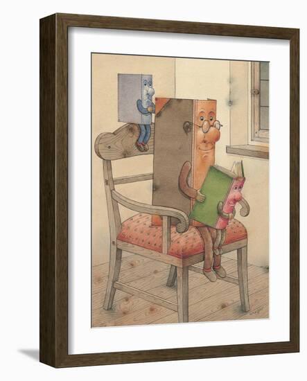 Three Books, 2003-Kestutis Kasparavicius-Framed Giclee Print