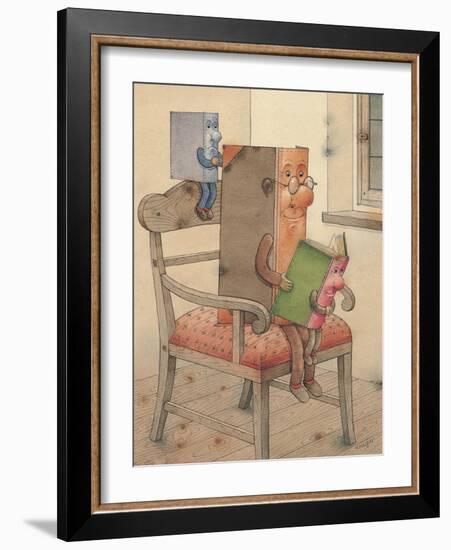 Three Books, 2003-Kestutis Kasparavicius-Framed Giclee Print