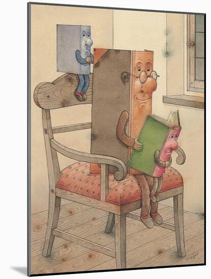 Three Books, 2003-Kestutis Kasparavicius-Mounted Giclee Print