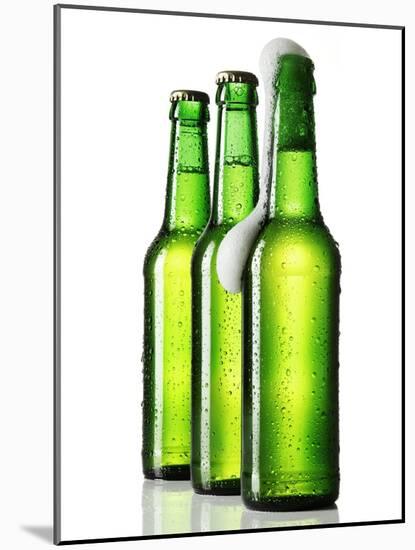 Three Bottles of Beer, One Opened-Kröger & Gross-Mounted Photographic Print