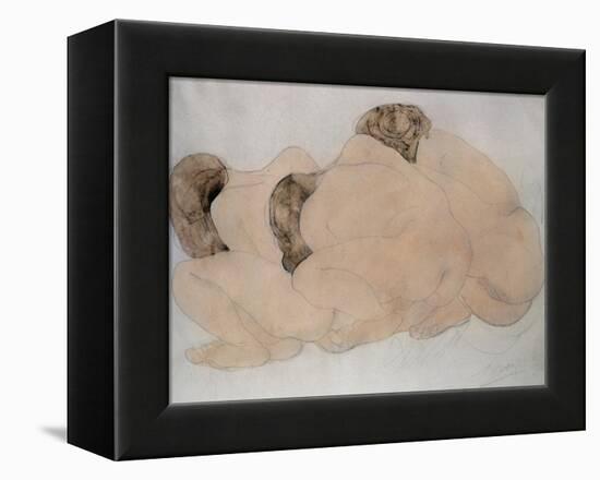 Three Boulders-Auguste Rodin-Framed Premier Image Canvas