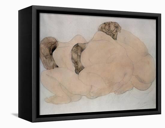 Three Boulders-Auguste Rodin-Framed Premier Image Canvas