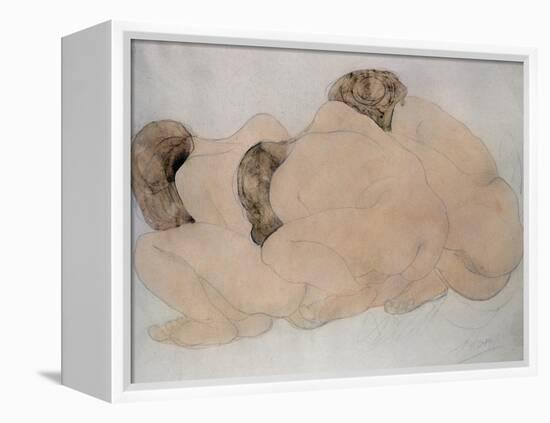 Three Boulders-Auguste Rodin-Framed Premier Image Canvas