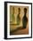 Three Bowling Pins in a Line-null-Framed Photographic Print