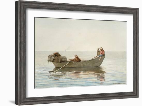 Three Boys, 1875-Winslow Homer-Framed Giclee Print