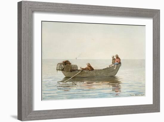 Three Boys, 1875-Winslow Homer-Framed Giclee Print