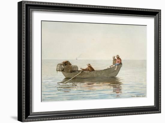 Three Boys, 1875-Winslow Homer-Framed Giclee Print