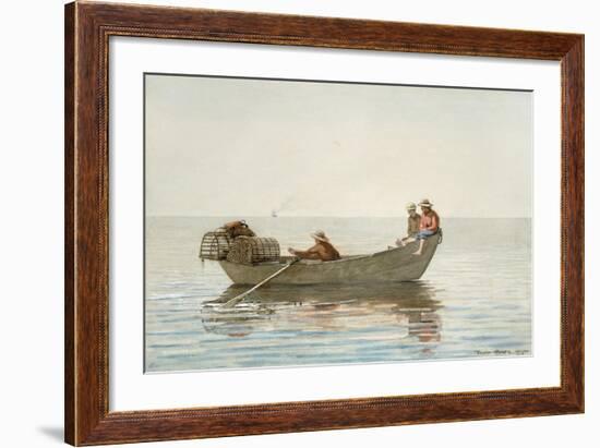 Three Boys, 1875-Winslow Homer-Framed Giclee Print