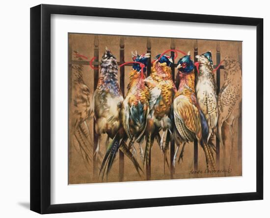 Three Brace, 1983-Sandra Lawrence-Framed Giclee Print