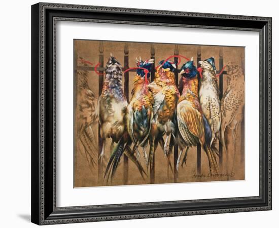 Three Brace, 1983-Sandra Lawrence-Framed Giclee Print