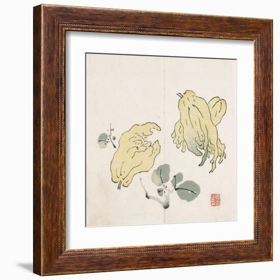 Three Buddha's Hand Fruits-Gao You-Framed Art Print