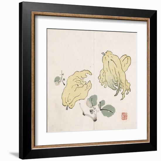 Three Buddha's Hand Fruits-Gao You-Framed Art Print