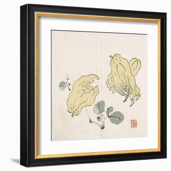 Three Buddha's Hand Fruits-Gao You-Framed Art Print