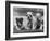 Three Bulldog Puppies Owned by Monkland-Thomas Fall-Framed Photographic Print