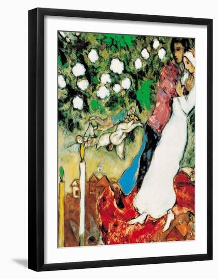 Three Candles-Marc Chagall-Framed Art Print