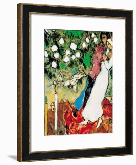 Three Candles-Marc Chagall-Framed Art Print