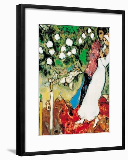 Three Candles-Marc Chagall-Framed Art Print