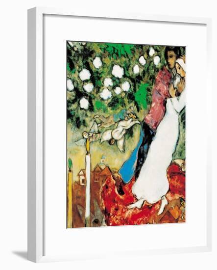 Three Candles-Marc Chagall-Framed Art Print