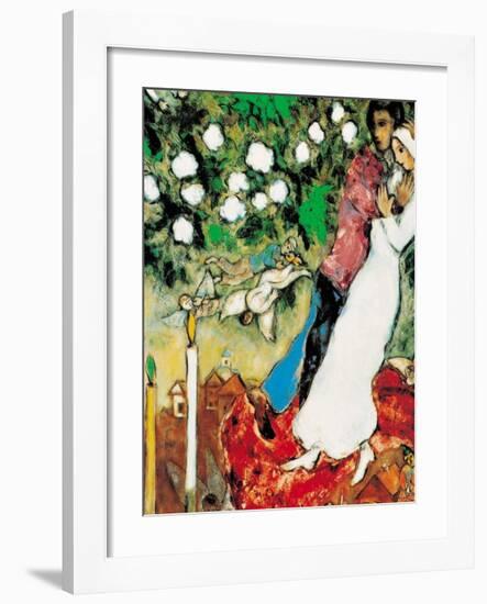 Three Candles-Marc Chagall-Framed Art Print