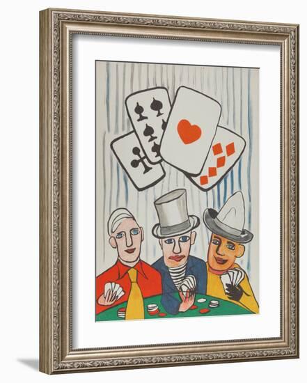 Three Card Players-Alexander Calder-Framed Collectable Print