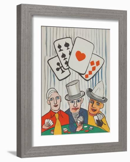 Three Card Players-Alexander Calder-Framed Collectable Print