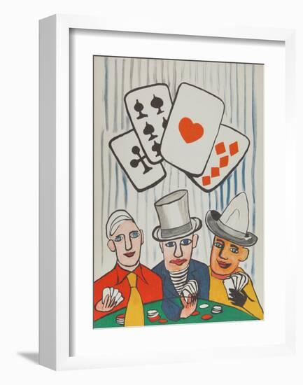 Three Card Players-Alexander Calder-Framed Collectable Print