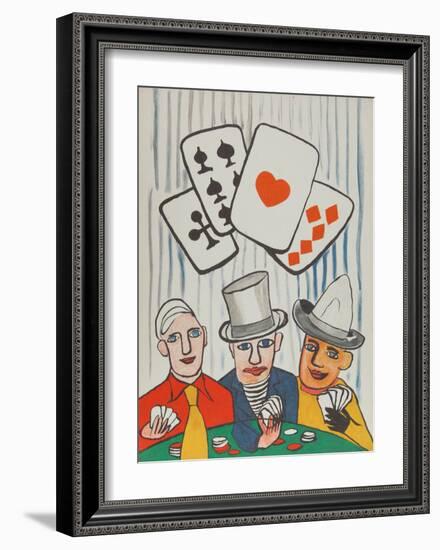 Three Card Players-Alexander Calder-Framed Collectable Print