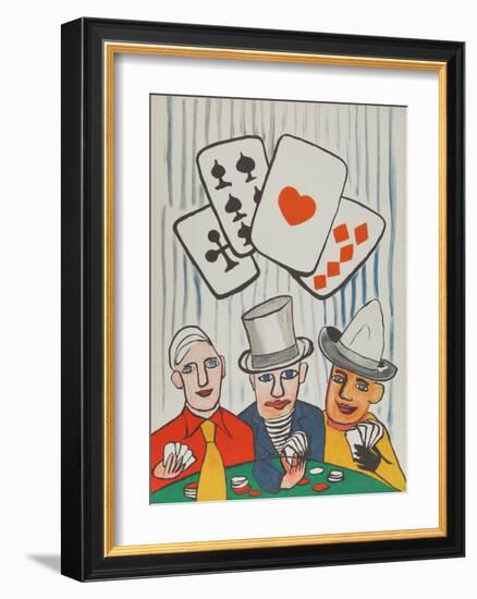 Three Card Players-Alexander Calder-Framed Collectable Print