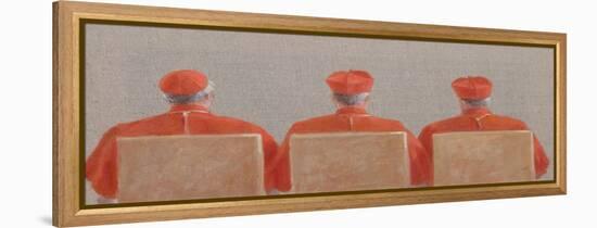 Three Cardinals, 2010-Lincoln Seligman-Framed Premier Image Canvas