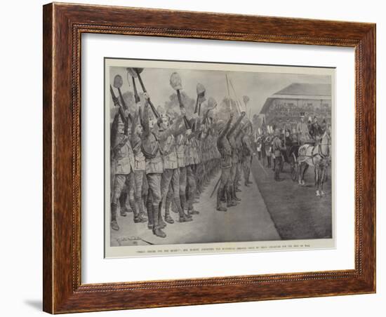 Three Cheers for the Queen!-Richard Caton Woodville II-Framed Giclee Print