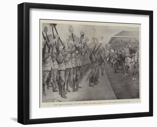 Three Cheers for the Queen!-Richard Caton Woodville II-Framed Giclee Print