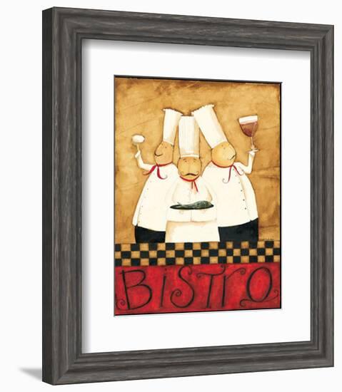 Three Chefs Wine Bistro I-Dan Dipaolo-Framed Art Print