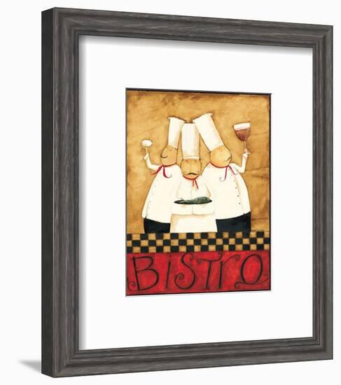 Three Chefs Wine Bistro I-Dan Dipaolo-Framed Art Print