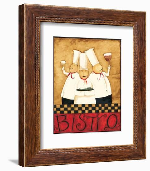 Three Chefs Wine Bistro I-Dan Dipaolo-Framed Art Print