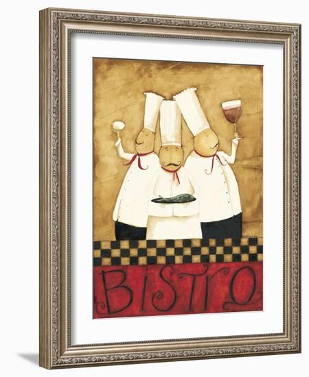 Three Chefs Wine Bistro I-Dan Dipaolo-Framed Art Print