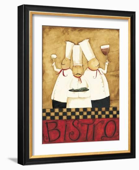 Three Chefs Wine Bistro I-Dan Dipaolo-Framed Art Print