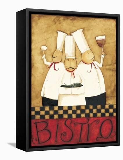 Three Chefs Wine Bistro I-Dan Dipaolo-Framed Stretched Canvas