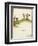 Three Children Playing on a Hill-Kate Greenaway-Framed Photographic Print