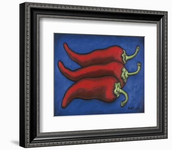 Three Chilli Peppers-Will Rafuse-Framed Giclee Print