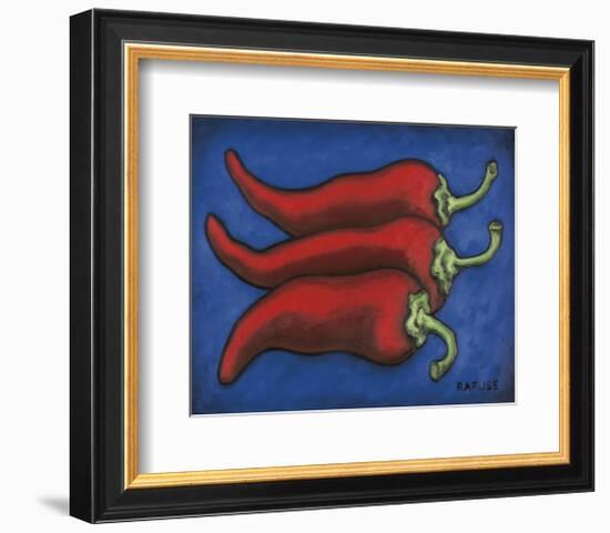 Three Chilli Peppers-Will Rafuse-Framed Giclee Print