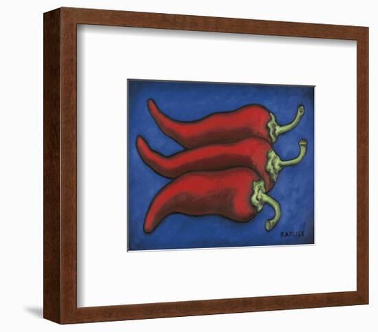 Three Chilli Peppers-Will Rafuse-Framed Giclee Print
