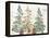 Three Christmas Trees-PI Studio-Framed Stretched Canvas