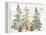 Three Christmas Trees-PI Studio-Framed Stretched Canvas