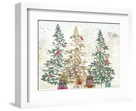 Three Christmas Trees-PI Studio-Framed Art Print
