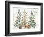 Three Christmas Trees-PI Studio-Framed Art Print