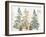 Three Christmas Trees-PI Studio-Framed Art Print