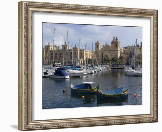 Three Cities, Malta, Mediterrranean, Europe-Ethel Davies-Framed Photographic Print