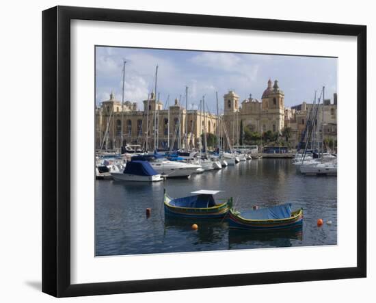 Three Cities, Malta, Mediterrranean, Europe-Ethel Davies-Framed Photographic Print