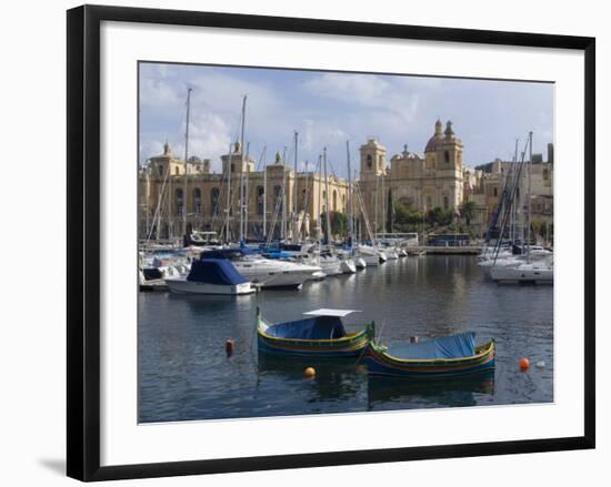 Three Cities, Malta, Mediterrranean, Europe-Ethel Davies-Framed Photographic Print