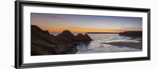 Three Cliffs Bay, Gower, Wales, United Kingdom, Europe-Billy Stock-Framed Photographic Print